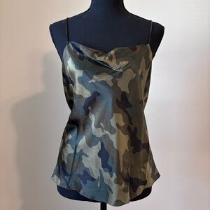 NWT Alice + Olivia Silk Cowl Neck Camisole